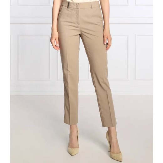 Peserico Spodnie | Regular Fit | z dodatkiem wełny ze sklepu Gomez Fashion Store w kategorii Spodnie damskie - zdjęcie 184508671