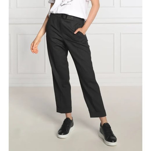 Peserico Wełniane spodnie | carrot fit ze sklepu Gomez Fashion Store w kategorii Spodnie damskie - zdjęcie 184508753
