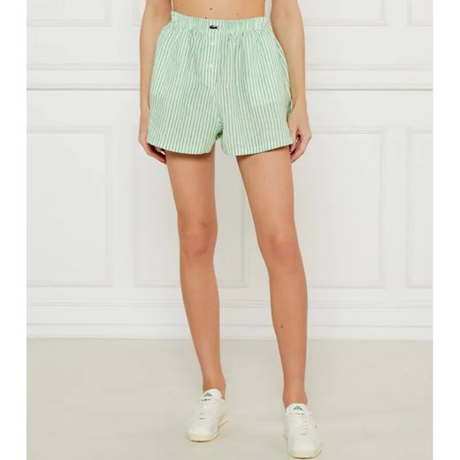 Lacoste Lniane szorty | Loose fit ze sklepu Gomez Fashion Store w kategorii Szorty - zdjęcie 184509073