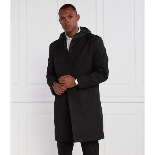 BOSS BLACK Płaszcz H Hyde Hood C 233F ze sklepu Gomez Fashion Store w kategorii Płaszcze męskie - zdjęcie 184509104