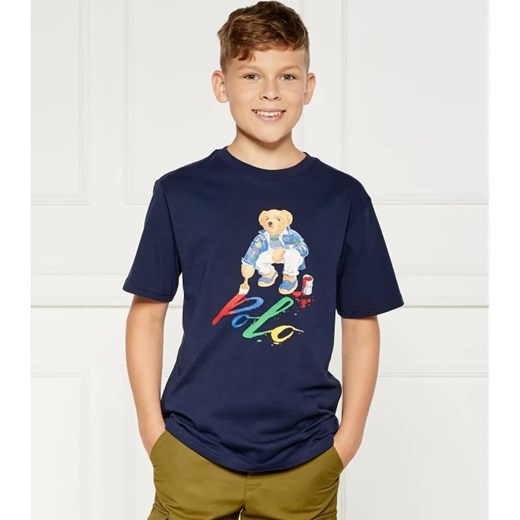 POLO RALPH LAUREN T-shirt | Regular Fit ze sklepu Gomez Fashion Store w kategorii T-shirty chłopięce - zdjęcie 184509170