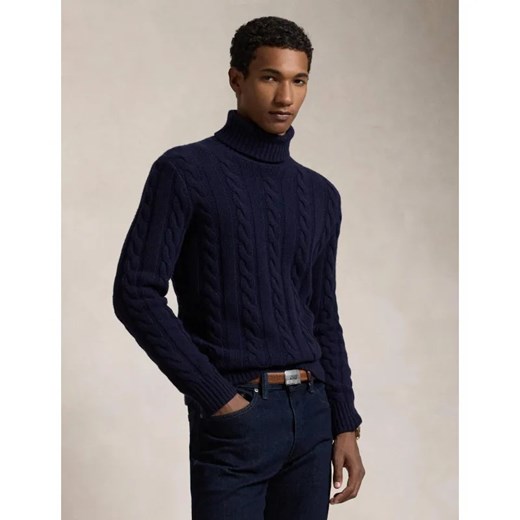 POLO RALPH LAUREN Wełniany golf | Regular Fit | z dodatkiem kaszmiru ze sklepu Gomez Fashion Store w kategorii Swetry męskie - zdjęcie 184509282