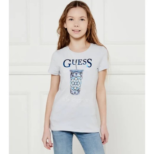 Guess T-shirt | Regular Fit ze sklepu Gomez Fashion Store w kategorii Bluzki dziewczęce - zdjęcie 184509372