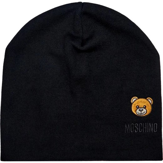 Moschino Wełniana czapka Moschino One Size okazyjna cena Gomez Fashion Store