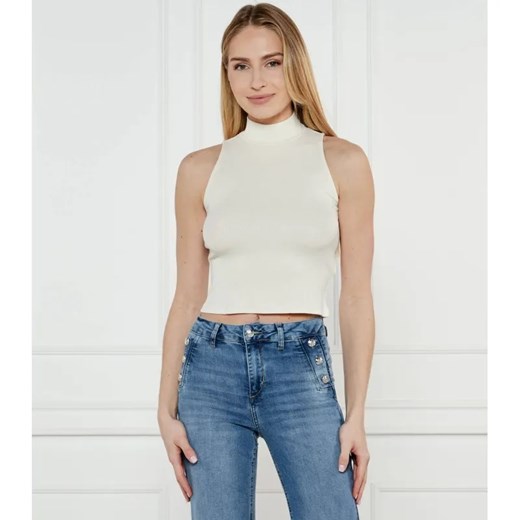 GUESS Top PRISCILLA | Slim Fit ze sklepu Gomez Fashion Store w kategorii Bluzki damskie - zdjęcie 184509500