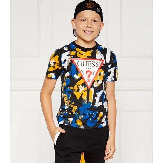 Guess T-shirt | Regular Fit ze sklepu Gomez Fashion Store w kategorii T-shirty chłopięce - zdjęcie 184509991