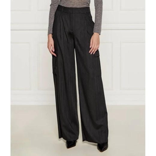 Marella Wełniane spodnie ASSUNTA | flare fit Marella 34 okazja Gomez Fashion Store