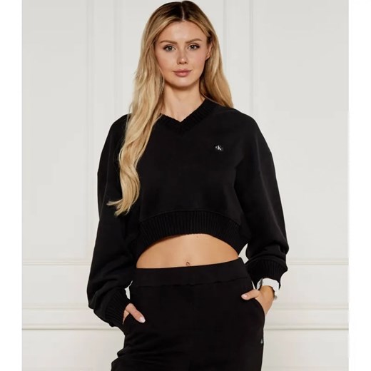 Calvin Klein Jeans Bluza | Cropped Fit ze sklepu Gomez Fashion Store w kategorii Bluzy damskie - zdjęcie 184510190