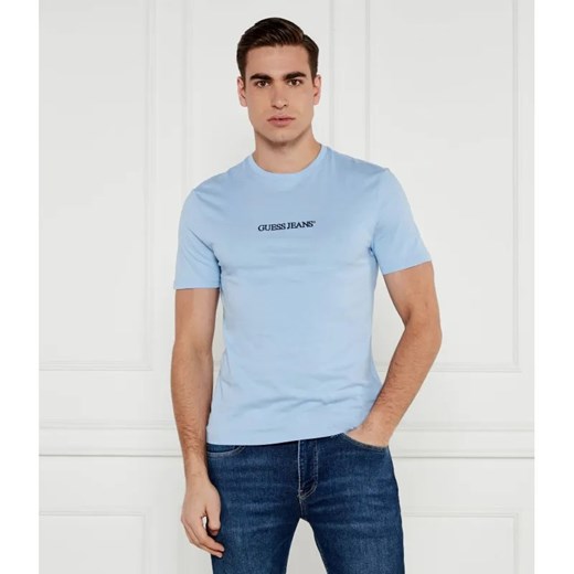 Guess Jeans T-shirt EMBRO | Slim Fit ze sklepu Gomez Fashion Store w kategorii T-shirty męskie - zdjęcie 184510192