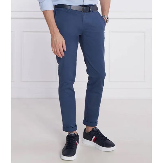 Tommy Hilfiger Spodnie chino | Slim Fit | pima ze sklepu Gomez Fashion Store w kategorii Spodnie męskie - zdjęcie 184510251