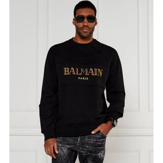 Balmain Bluza VINTAGE | Oversize fit L okazja Gomez Fashion Store