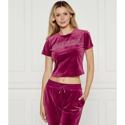 GUESS ACTIVE T-shirt COUTURE | Cropped Fit ze sklepu Gomez Fashion Store w kategorii Bluzki damskie - zdjęcie 184510353