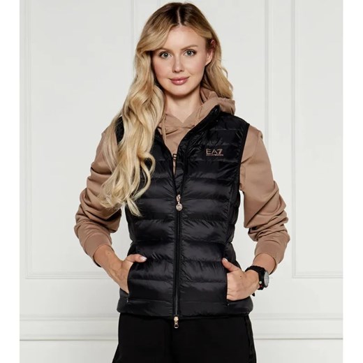 EA7 Bezrękawnik | Regular Fit ze sklepu Gomez Fashion Store w kategorii Kamizelki damskie - zdjęcie 184510380