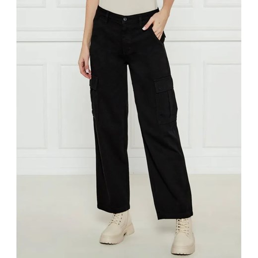 Guess Jeans Spodnie cargo | Relaxed fit ze sklepu Gomez Fashion Store w kategorii Spodnie damskie - zdjęcie 184510494