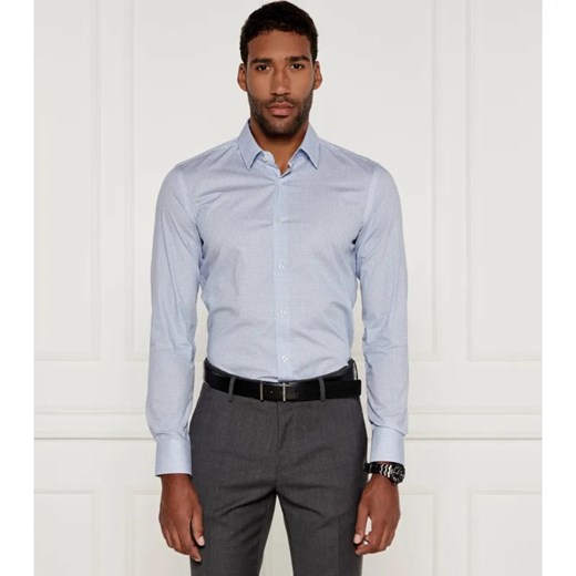 BOSS BLACK Koszula H HANK s kent C1 | Slim Fit ze sklepu Gomez Fashion Store w kategorii Koszule męskie - zdjęcie 184510554