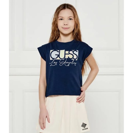 Guess T-shirt | Regular Fit ze sklepu Gomez Fashion Store w kategorii Bluzki dziewczęce - zdjęcie 184510563