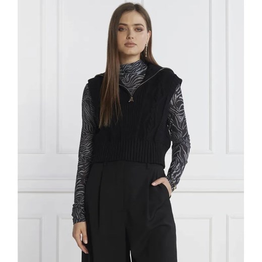 Patrizia Pepe Kamizelka | Regular Fit ze sklepu Gomez Fashion Store w kategorii Kamizelki damskie - zdjęcie 184510571