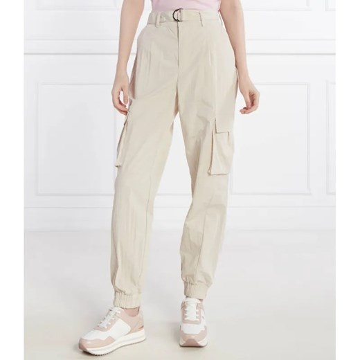 GUESS Spodnie cargo | Regular Fit | high waist ze sklepu Gomez Fashion Store w kategorii Spodnie damskie - zdjęcie 184510672