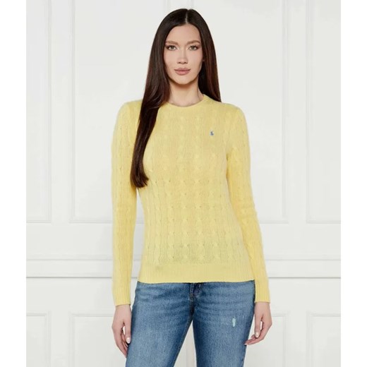 POLO RALPH LAUREN Wełniany sweter JULIANNA | Slim Fit | z dodatkiem kaszmiru ze sklepu Gomez Fashion Store w kategorii Swetry damskie - zdjęcie 184510701