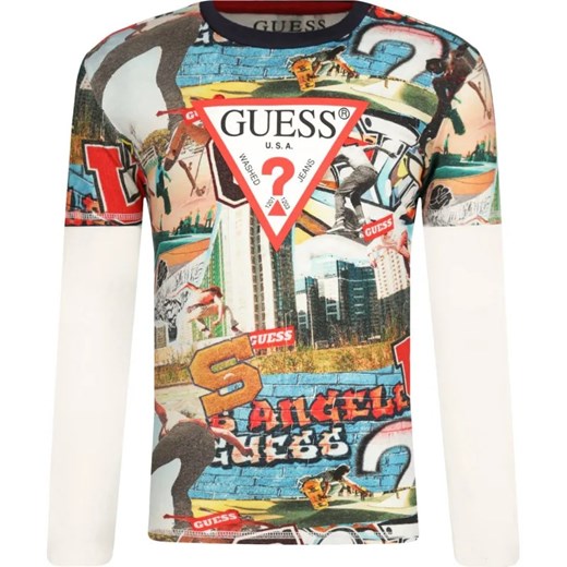 Guess Longsleeve | Regular Fit ze sklepu Gomez Fashion Store w kategorii T-shirty chłopięce - zdjęcie 184510704