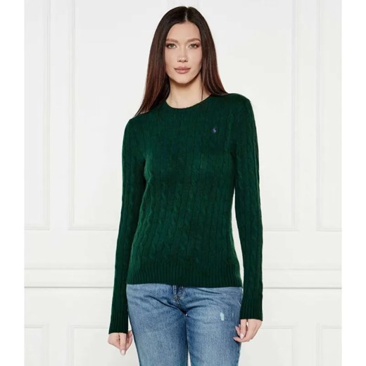 POLO RALPH LAUREN Wełniany sweter JULIANNA | Slim Fit | z dodatkiem kaszmiru ze sklepu Gomez Fashion Store w kategorii Swetry damskie - zdjęcie 184510792