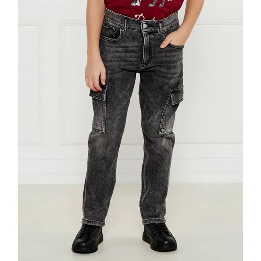 Calvin Klein Jeans Spodnie cargo | Regular Fit ze sklepu Gomez Fashion Store w kategorii Spodnie chłopięce - zdjęcie 184511012