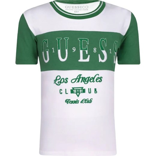 Guess T-shirt | Regular Fit ze sklepu Gomez Fashion Store w kategorii T-shirty chłopięce - zdjęcie 184511033