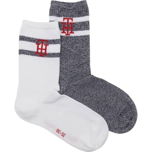 Tommy Hilfiger Skarpety 2-pack RIB MONOGRAM ze sklepu Gomez Fashion Store w kategorii Skarpetki damskie - zdjęcie 184511094