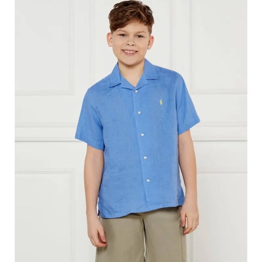 POLO RALPH LAUREN Lniana koszula | Loose fit ze sklepu Gomez Fashion Store w kategorii Koszule chłopięce - zdjęcie 184511112
