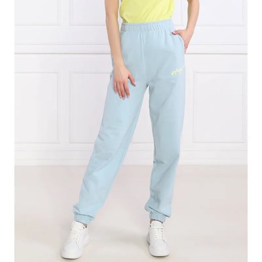 HUGO Spodnie dresowe Njola | Regular Fit ze sklepu Gomez Fashion Store w kategorii Spodnie damskie - zdjęcie 184511160