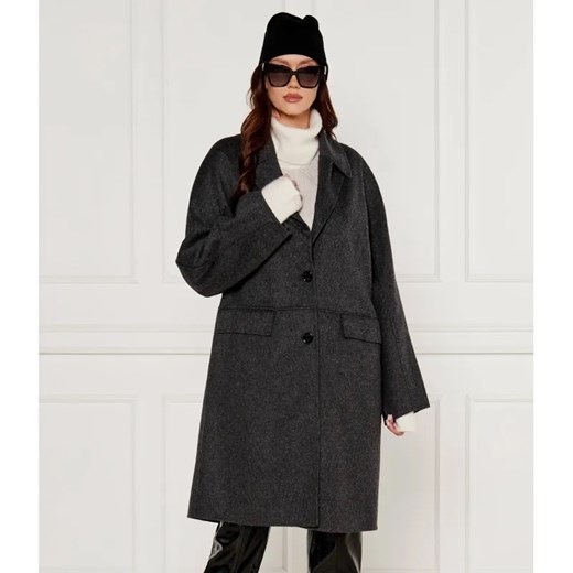 BOSS BLACK Wełniany płaszcz CATTINA2 ze sklepu Gomez Fashion Store w kategorii Płaszcze damskie - zdjęcie 184511274