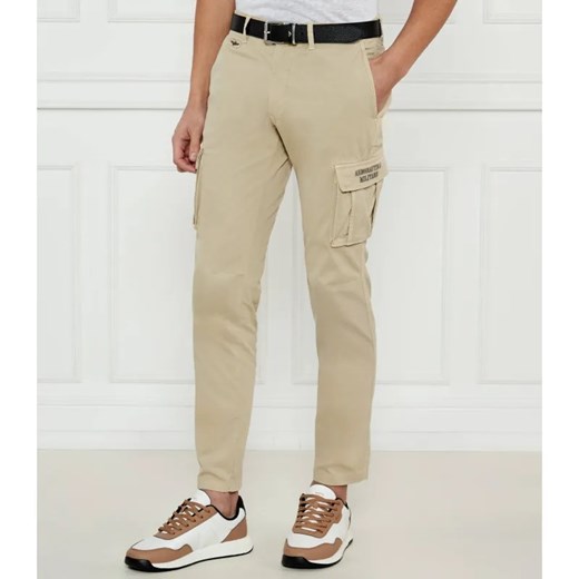 Aeronautica Militare Spodnie cargo | Regular Fit ze sklepu Gomez Fashion Store w kategorii Spodnie męskie - zdjęcie 184511370