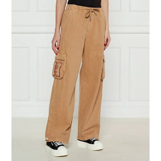 Tommy Jeans Spodnie cargo CANVAS | Loose fit ze sklepu Gomez Fashion Store w kategorii Spodnie damskie - zdjęcie 184511460