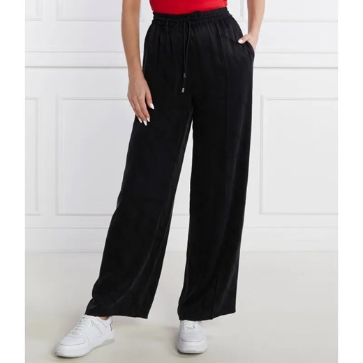 HUGO Spodnie Hasabella | Regular Fit ze sklepu Gomez Fashion Store w kategorii Spodnie damskie - zdjęcie 184511481