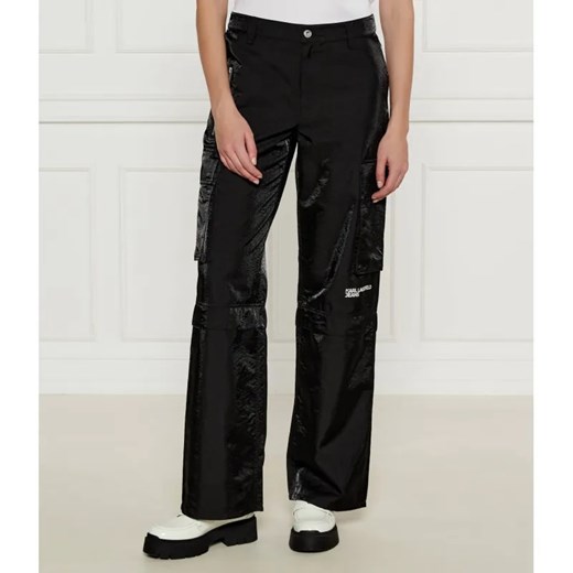 Karl Lagerfeld Jeans Spodnie cargo | Relaxed fit ze sklepu Gomez Fashion Store w kategorii Spodnie damskie - zdjęcie 184511792
