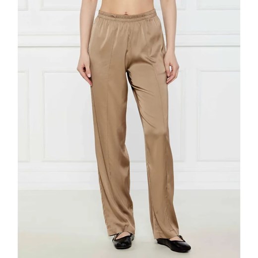 Marc O' Polo Satynowe spodnie | Relaxed fit ze sklepu Gomez Fashion Store w kategorii Spodnie damskie - zdjęcie 184511793