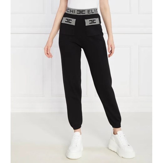 Elisabetta Franchi Spodnie dzianinowe | Regular Fit ze sklepu Gomez Fashion Store w kategorii Spodnie damskie - zdjęcie 184511911