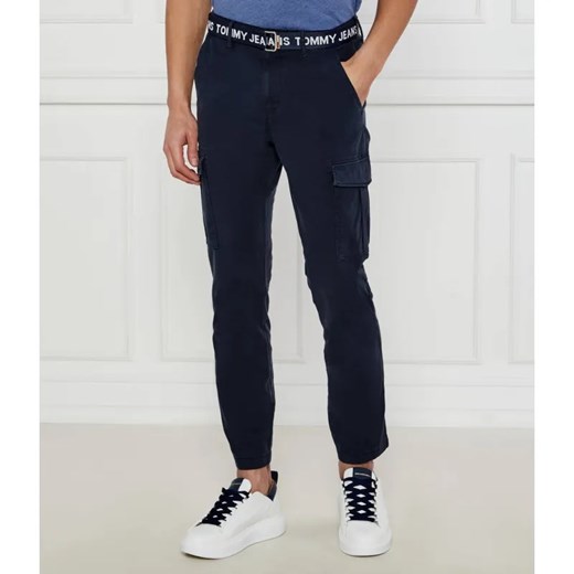Tommy Jeans Spodnie cargo AUSTIN | Regular Fit ze sklepu Gomez Fashion Store w kategorii Spodnie męskie - zdjęcie 184511952