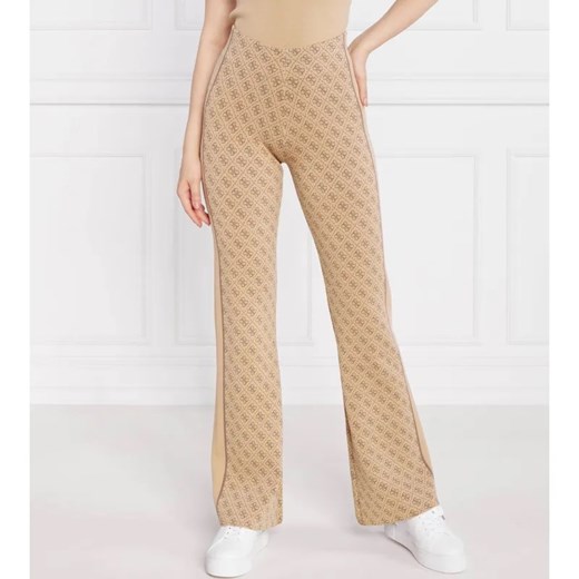 GUESS Spodnie dzianinowe LISE 4G LOGO SWTR ze sklepu Gomez Fashion Store w kategorii Spodnie damskie - zdjęcie 184511960