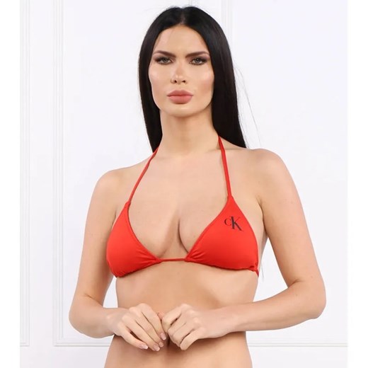 Calvin Klein Swimwear Góra od bikini CK MONOGRAM-S TRIANGLE-RP ze sklepu Gomez Fashion Store w kategorii Stroje kąpielowe - zdjęcie 184511983