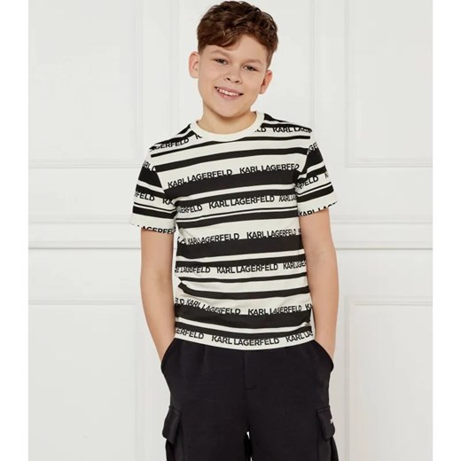 Karl Lagerfeld Kids T-shirt | Regular Fit 150 okazja Gomez Fashion Store