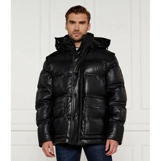 BOSS ORANGE Skórzana kurtka 2w1 Jolam | Relaxed fit ze sklepu Gomez Fashion Store w kategorii Kamizelki męskie - zdjęcie 184512023