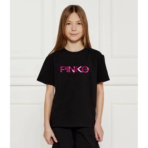 Pinko UP T-shirt | Regular Fit ze sklepu Gomez Fashion Store w kategorii Bluzki dziewczęce - zdjęcie 184512193