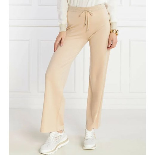 Liu Jo Sport Spodnie dzianinowe | Regular Fit ze sklepu Gomez Fashion Store w kategorii Spodnie damskie - zdjęcie 184512214