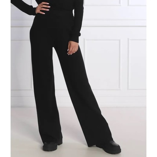 Calvin Klein Spodnie | Straight fit | z dodatkiem wełny ze sklepu Gomez Fashion Store w kategorii Spodnie damskie - zdjęcie 184512374