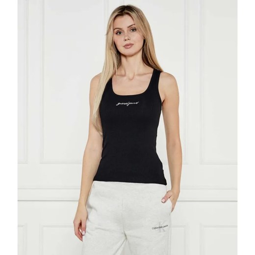 Guess Jeans Top Embro | Slim Fit ze sklepu Gomez Fashion Store w kategorii Bluzki damskie - zdjęcie 184512382