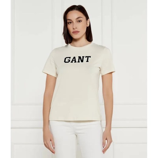 Gant T-shirt | Regular Fit ze sklepu Gomez Fashion Store w kategorii Bluzki damskie - zdjęcie 184512471