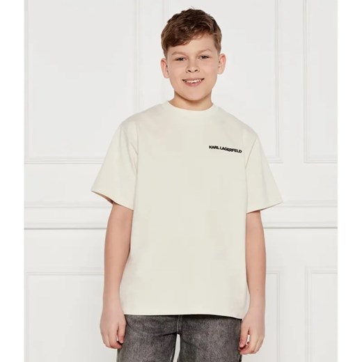 Karl Lagerfeld Kids T-shirt | Regular Fit ze sklepu Gomez Fashion Store w kategorii T-shirty chłopięce - zdjęcie 184512570