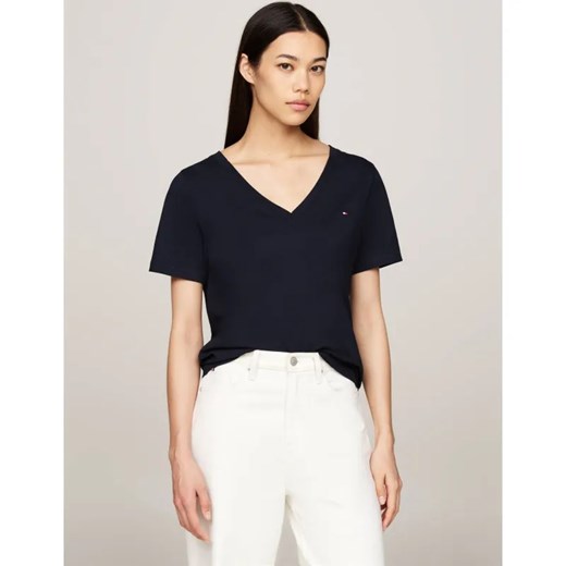 Tommy Hilfiger T-shirt | Regular Fit ze sklepu Gomez Fashion Store w kategorii Bluzki damskie - zdjęcie 184512662