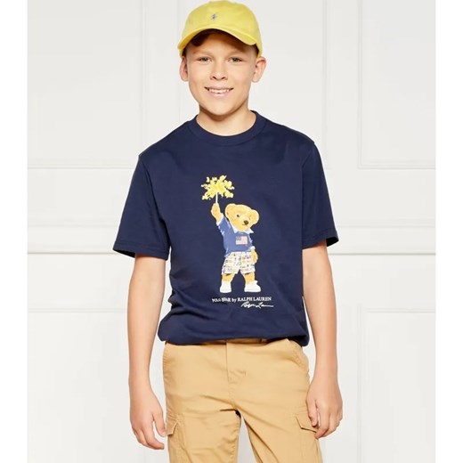 POLO RALPH LAUREN T-shirt | Regular Fit ze sklepu Gomez Fashion Store w kategorii T-shirty chłopięce - zdjęcie 184512741